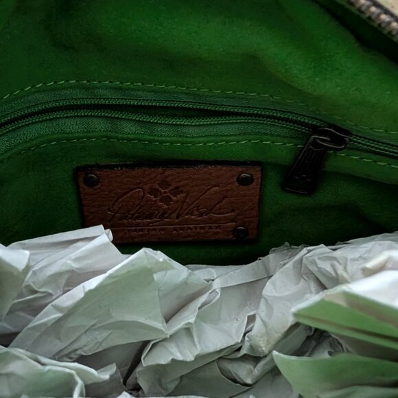 Patricia Nash embossed leather canteen crossbody bag NWOT - Picture 3 of 4